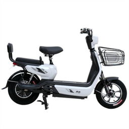 小刀酷車48v 新款滑板助力車t60 高性能 珍珠白 14寸電動車產(chǎn)品圖片1